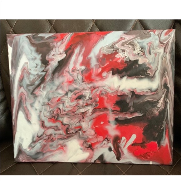 one of a kind canvas painting - Picture 2 of 4